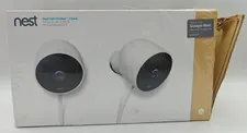 NEST Cam Outdoor Smart Security Camera (2-Pack) NC2400ES open Box