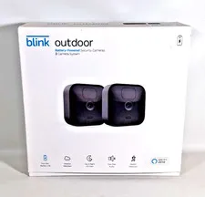 Blink Outdoor Security Camera System 3rd Generation Battery Powered 2 Camera