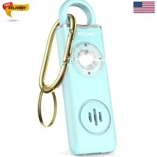 Portable 130dB Self Defense Alarm Keychain - Lightweight & Easy Activation