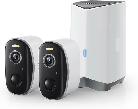 Security Protection Outdoor Camera N1 Series 2K 2-Cam-A017