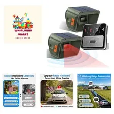 Weatherproof Driveway Alarm with Solar Power - Peace of Mind for Your Property