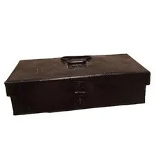 🌼Handmade Black Metal Lockbox Safe