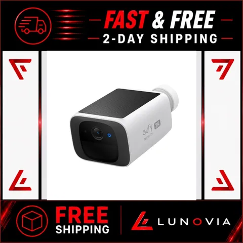 eufy Security SoloCam S220 Solar Camera, 2K Resolution, No Subscription