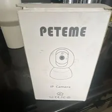 PETEME 1080p PTZ Wi-Fi Indoor IP Camera White, Motion Tracking, IR, Audio