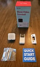 Wyze Video Doorbell +Chime Hardwired - White