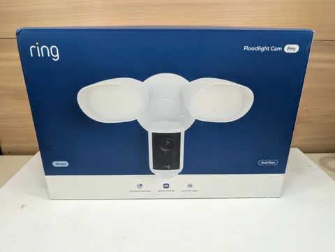 Ring Floodlight Cam Pro Wired 2nd Gen Retinal 4K White NEW