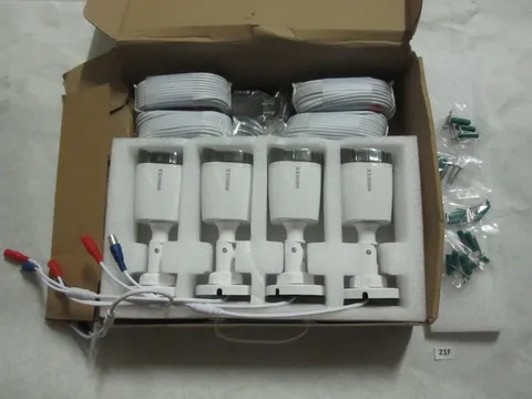 4x Cameras ONLY OOSSXX 5MP Definition Wired Security Outdoor Home Video