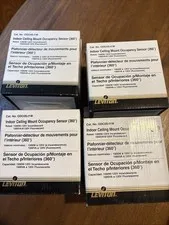 4 Leviton ODC0S-I1W Ceiling Mount PIR Occupancy Sensor 120V Self-Contained White
