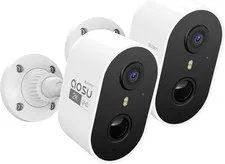 2K Security Camera Wireless Outdoor - 3MP Battery Powered Exterior Camera - 2...