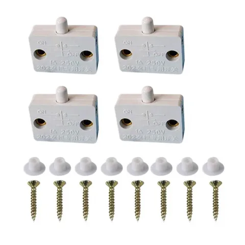 4 Pcs Cabinet Door  Cabinet Lamp  Drawers Open on Close Door Applicable to9886