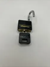 Master lock 131Q ~ NEW.  1-3/16” Brass Weatherproof Padlock