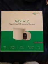 arlo pro 2 wire free hd camera vms4120p-100nas with upgraded base vmp4000 *READ*