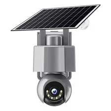 AOV Solar Outdoor Cam – 4G/WiFi, 360° View, Color Night Vision