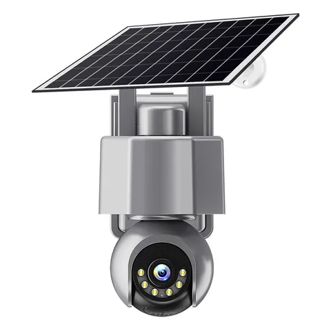 AOV Solar Outdoor Cam – 4G/WiFi, 360° View, Color Night Vision