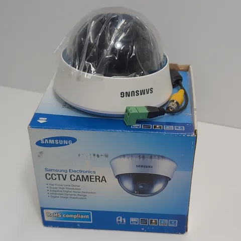 Samsung SCC-B5366N CCTV Dome Camera, Color, Wired BNC, White, Pan/Tilt