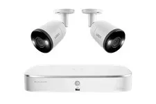 Lorex Fusion 4K 16-Camera Capable (8 Wired + 8 Wi-Fi) 2TB NVR w/ 2 Bullet Camera