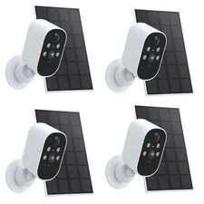 1080P Wireless Solar Security Camera WiFi Solar Battery Cam Color Night Vision