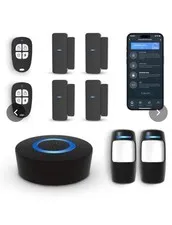 GRSICO Wireless Home Alarm System 9 Piece Kit WiFi Alarm System for Home Sec…