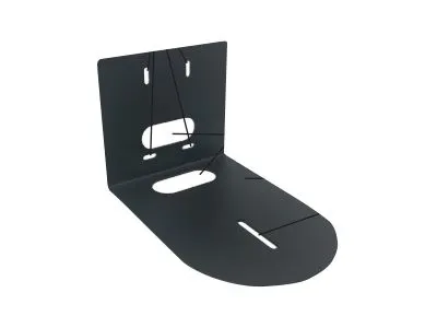 PTZOptics Wall Mounted Camera Mount White by PT-WM-3-WH