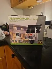 Ai Solar Camera 3 In 1 SPM-T Series Outdoor Security Camera 4K Ultra HD 4G Wifi