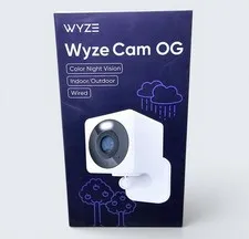 Wyze Cam OG Wired Security Camera & Spotlight Indoor/Outdoor 1080p HD Smart Home