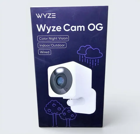 Wyze Cam OG Wired Security Camera & Spotlight Indoor/Outdoor 1080p HD Smart Home