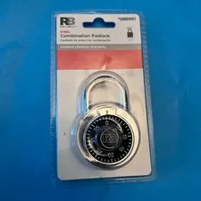 Brand-New Sealed Reliabilt Steel Combination Padlock 2-Inch