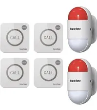 Panic Button Alarm  House Remote Control Office Siren Alarm System Sound & Light