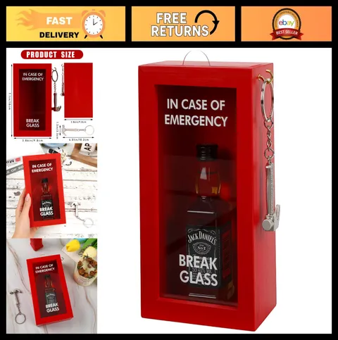 Emergency Box with Hammer - Funny Prank Gift, Personalized Gag for Birthdays, De