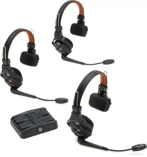 Hollyland Solidcom C1 Pro Wireless Intercom System - 3 Headsets