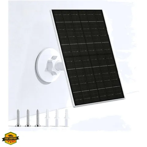 7W Solar Panel for Security Camera, Compatible with 5V Rechargeable Battery C...