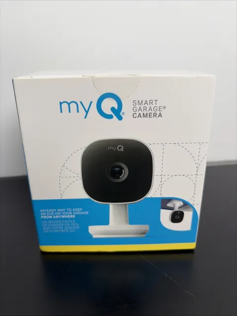 Chamberlain myQ Garage HD 1080p Wi-Fi Security Camera - White NEW