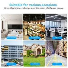 1080P 4 Lens Zoom 2.4GHz 5GHz WiFi Security Camera For Home Security Premium