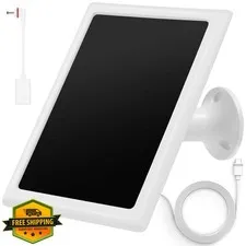 Ring Camera Solar Panel Charger, Compatible with Spotlight Plus/Pro, Stick Up...