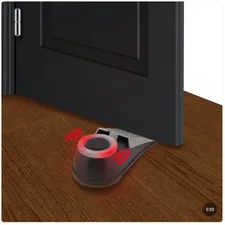 Door Stop Alarm Security Wedge Portable Anti Theft Travel Home Safety