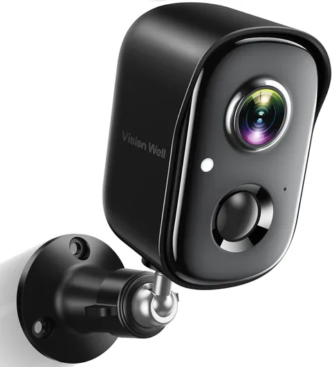 Security Cameras Wireless Outdoor, 2K Battery Powered AI Motion Detection Spotli
