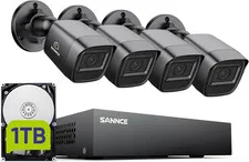 8CH 1080P Security Camera System DVR and 4X2.0Mp Indoor Outdoor IP66 Weatherproo