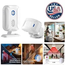Elderly Care Motion Sensor Doorbell with Visual Alerts & Remote Control Function