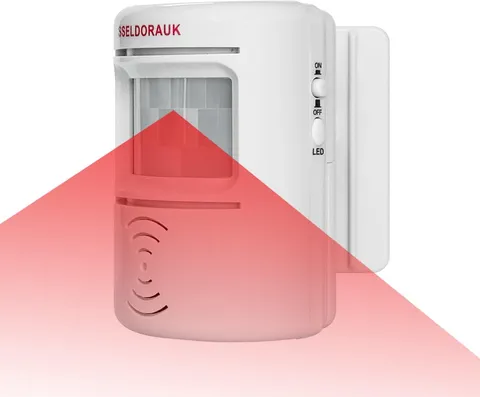 PIR Motion Sensor Door Bell Shop Visitor Alert Chime Dingdong Welcome Alarm Burg