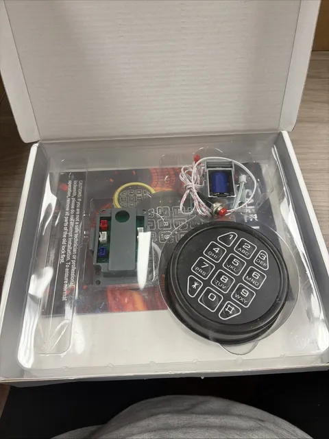 Electronic Safe Lock Replacement Keypad with Solenoid Lock Gun Safe