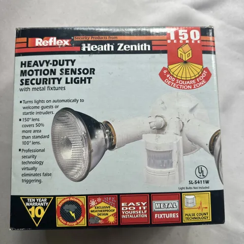 Vintage Heath Zenith Reflex Motion Sensor Security FloodLight Control SL-5411W