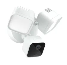 Blink Wired Floodlight Camera, 2600 Lumens, HD, Alexa, 1 Camera (White)