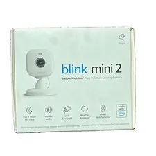 Blink Mini 2 Security Camera Webcam 1080p HD Home Pet Cam Mic White New