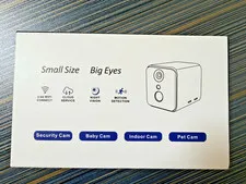 JAVISCAM Small Size Big Eyes Mini Camera Security Baby Live 4K FCC ID: 2A5FR-H5