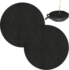 2 PCS Oil Drain Splash Pad 15 Inch Round No Splatter Pad Car Changing Oil