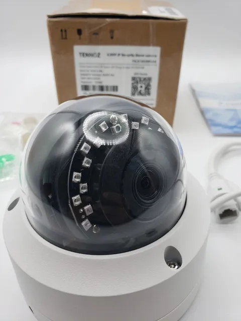 TENNOZ 5.0MP IP SECURITY DOME CAMERA - WHITE