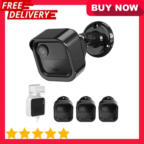 3 Pack All New Blink Outdoor & Indoor Wireless Home Security Camera System Mount