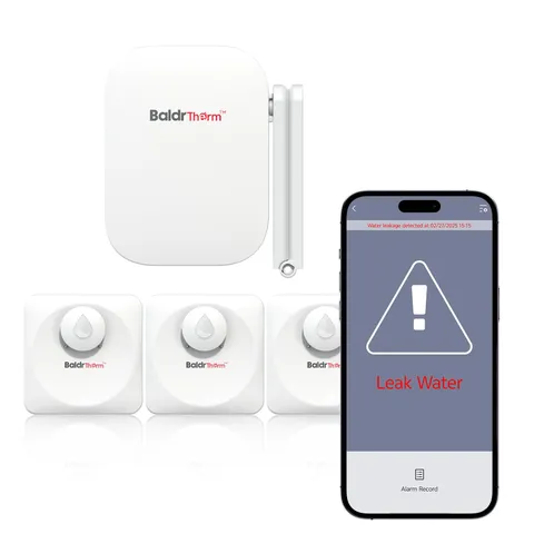 Water Leak Detector Wireless Wi-Fi Water for Home with Real-time /APP Alerts,...