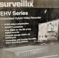 Toshiba Surveillix EH Series EHV4-120-1T  embedded hybrid video recorder