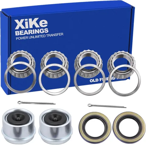 XiKe 2 Set Trailer Bearings Kit Fits for 1-1/16'' 2000-2200 Lbs Axles Trailer Wh